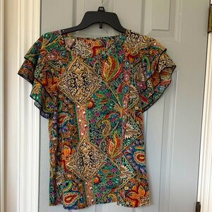 Colorful Paisley Women's Top